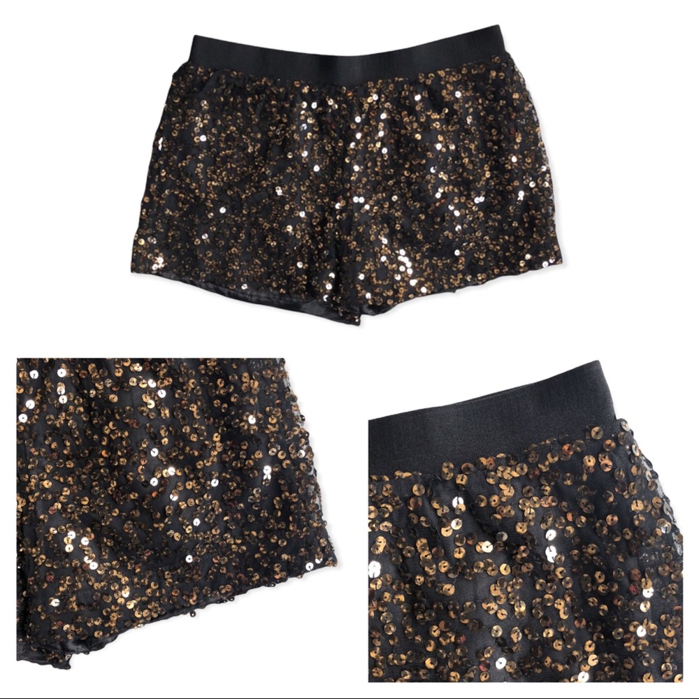 Authentic Icon Mini Sequin Shorts